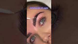 perfectas LAMINACION CEJAS🥰💕cejas laminacióndecejas diseñodecejas cejasbonitas [upl. by Aribold279]