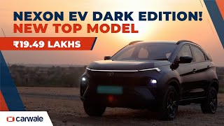 Tata Nexon EV Dark Edition Review  New Black Colour Looks Mean [upl. by Targett]