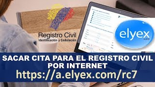 Pasos para Agendar Turno en el Registro Civil [upl. by Llerot]