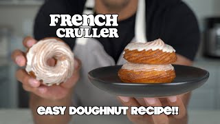 French Cruller Recipe  How to Make Easy Doughnuts at Home [upl. by Swehttam505]