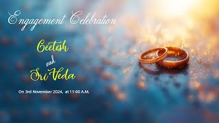 Geetesh and SriVeda Engagement Celebration [upl. by Longan313]