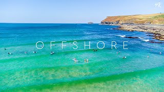 Offshore  Polzeath Summer Surf  Cornwall  4K [upl. by Jamnis]