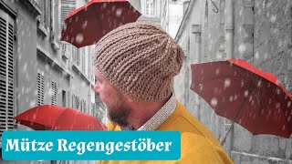 Mütze Regengestöber häkeln [upl. by Richer]