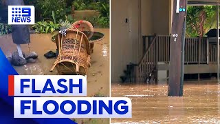 Flash flooding emergency in Far North Queensland  9 News Australia [upl. by Renie]