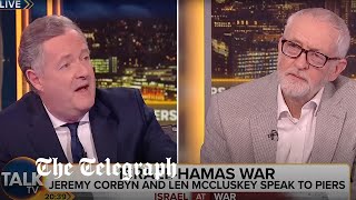 Jeremy Corbyn refuses to call Hamas a terrorist group on Piers Morgan Uncensored [upl. by Erma883]