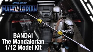 Step by step BanDai 112 Star Wars The Mandalorian model kit build [upl. by Byrne28]