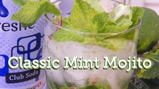 How to Make a Mojito  Mint Mojito Cocktail Recipe  TheFNDCcom [upl. by Nnylharas344]