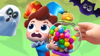 Who Took the Halloween Gumballs  Halloween Songs  Nursery Rhymes amp Kids Songs  BabyBus [upl. by Ahc]