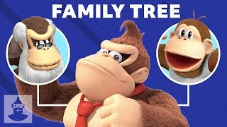 Donkey Kong Family Tree  The History Of The Kongs  The Leaderboard [upl. by Rasia]