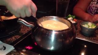 Melting Pot  Cheddar Cheese Fondue [upl. by Amliv]