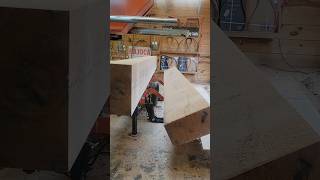 Two massive Red Oak cants were sawing for 1x10x16ft boards woodmizer wood diy youtube [upl. by Adnilem914]