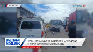 Balitang Bisdak Driver sa Minivan Nakatulog [upl. by Gunas647]