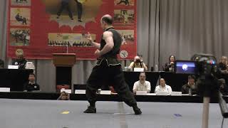 2024 US International Kuo Shu Championship Tournament Masters Demonstration  Pluess 洪家 虎鶴雙形拳 [upl. by Nuyh432]