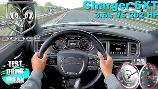 2019 Dodge Charger 36L V6 SXT 292 HP TOP SPEED AUTOBAHN DRIVE POV [upl. by Htennek133]