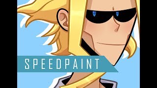 BNHA  Toshinori  SPEED DOODLE   Read the Description [upl. by Zane63]