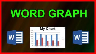 How to create a Graph in Microsoft Word 2019 2020 Tutorial [upl. by Ridglea]