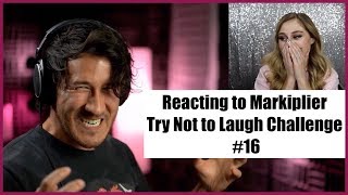 Reacting to Markiplier Try Not to Laugh Challenge 16 [upl. by Siloum601]