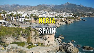 Nerja 🇪🇸 Spain  Probably the Best Coastal Town in Andalusia Costa del Sol 2023 [upl. by Elatia]