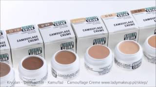 Kryolan Dermacolor Kamuflaż Camouflage Creme [upl. by Kcirtapnhoj]