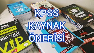 KPSS KAYNAK ÖNERİLERİ  KPSS KİTAP ÖNERİSİ  2301 [upl. by Eylrahc]