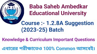 Course  128A Suggestion 202325 Batch  BEd 2nd sem suggestion [upl. by Sande244]