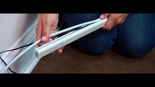 Wiremold How to Install the CordMate II Cord Channel [upl. by Vudimir]