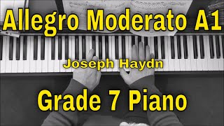 Allegro Moderato  Grade 7 ABRSM Piano 20232024 A1 [upl. by Eppesiug369]