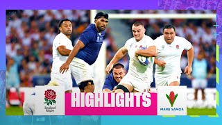 Highlights England v Samoa [upl. by Marder26]