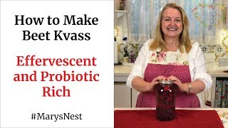 How to Make Beet Kvass  A Probiotic Rich Fermented Drink for Good Gut Health [upl. by Pierre]