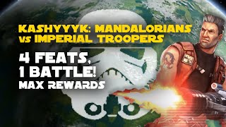 Clan Loyalty over Endless Ranks Kashyyyk Mandalorians vs Imp Troopers Galactic Challenge  SWGOH GC [upl. by Ayirp504]