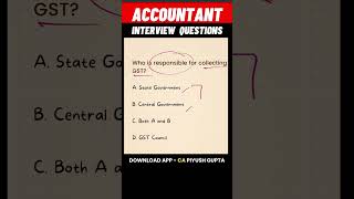 Accountant Interview Questions Accounting Journal Entries gst taxation [upl. by Melodie]