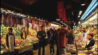 Barcellona  Mercato de La Boqueria [upl. by Karoly]