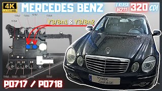 BŁĄD SKRZYNI BIEGÓW w MERCEDES BENZ E Klasa W211 320CDI  P0717  P0718 [upl. by Salmon341]