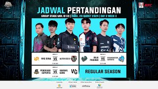 🔴LIVE  MDL ID S9  Regular Season  Hari 3 Minggu 3 [upl. by Leonidas555]