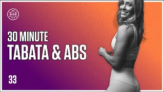 30 MIN Tabata amp Abs  HR12WEEK EXPRESS  Day 33 [upl. by Yetnruoc]