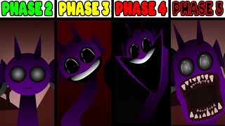 Phase 2 VS Phase 3 VS Phase 4 VS Phase 5 in Incredibox Sprunki [upl. by Eanal]