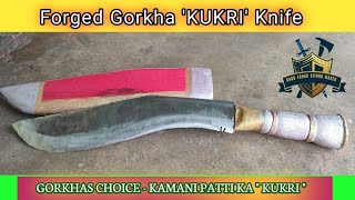 quotKUKRI KNIFE   GORKHAS CHOICE  BABU LOHAR  Reforge [upl. by Akisej]