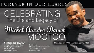 Celebrating the Life amp Legacy of Mickel Aundre Daniel Mootoo [upl. by Idac]