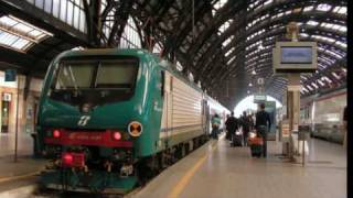 2009 Treni Train in Stazione Centrale di Milano [upl. by Areta]