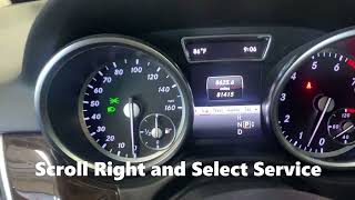 2015 Mercedes ML350 Tire Pressure Light Reset  How to Turn off TPMS Light [upl. by Clarissa134]