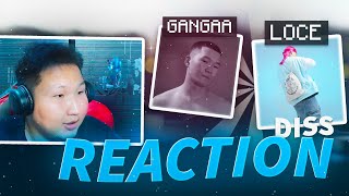 GANGAA vs LOCE PART2 Official Music Video Reaction [upl. by Thessa]