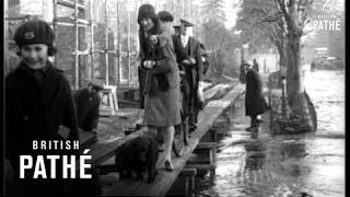 The Thames In Full Flood 1929 [upl. by Llenyr]