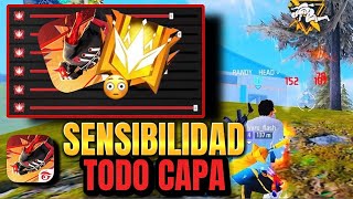 SENSIBILIDAD  BOTÓN PERFECTO FREE FIRE🎯SIN DPI PARA DAR TODO ROJO NUEVA ACTUALIZACIÓN 2024✅ [upl. by Cook]