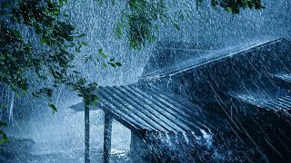 Best Rain Sounds for Sleeping  Sleep Instantly with Heavy Rain amp Thunder Sounds Meditation amp Study [upl. by Ajnot]