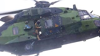 US Finland Synergy NH90 Refueling at Dragsvik FARP [upl. by Hawthorn]