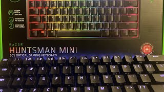 Is The Razer Huntsman Mini Still Good In 2024 Unboxing  ASMR [upl. by Ylrebmic]