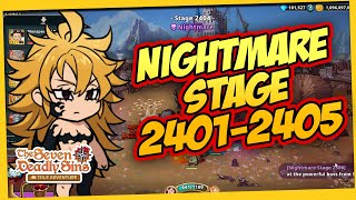 🔥NIGHTMARE STAGE 24012405 HOW TO BEAT USING BEST HEROES  7DS IDLE [upl. by Faxon]