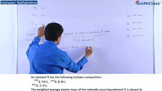 Isotopic composition KCET 11th Chemistry Some Basic Concepts of Chemistry [upl. by Rivers]