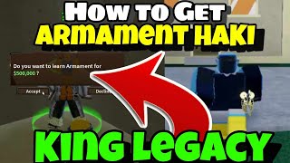 How to get Armament Haki in King Legacy  Roblox [upl. by Moises]