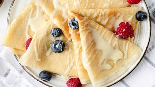 Deliciously Simple Mastering the Easy Crepe Recipe in Minutes [upl. by Nnylamme]